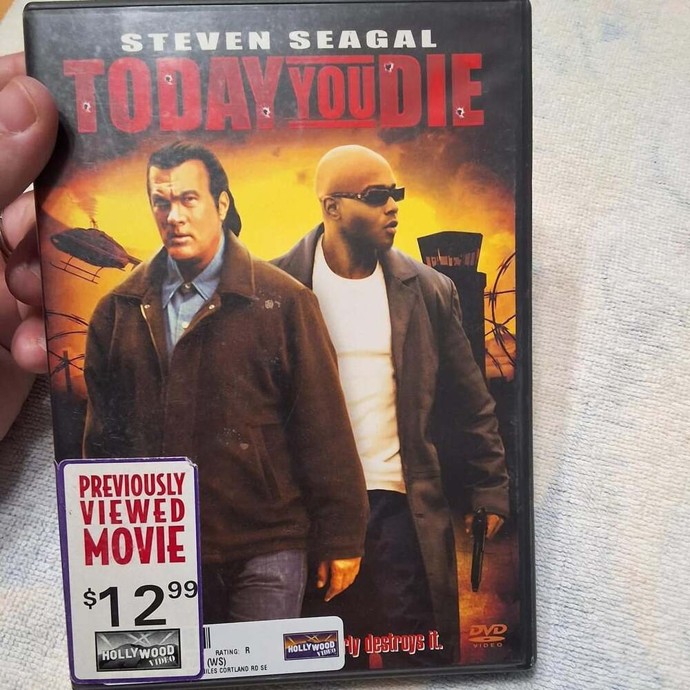 Today You Die DVD Steven Seagal Tyrese Gibson Action Movie